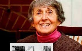 Greta Friedman kisses goodbye to the world...