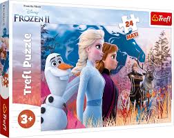 Frozen se anunţă o poveste care îmbină aventura cu comedia. Puzzle Trefl De 24 Piese Maxi Regatul De Gheata 2 Calatoria Magica Ozone Ro