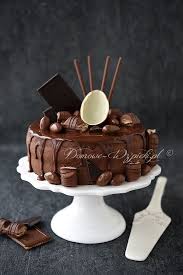 Tort Czekoladowo Orzechowy Z Kremem Pomaranczowym Przepis Recipe Chocolate Nuts Pecan Recipes Cream Recipes
