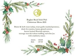 Three types of potatoes are quite likely to appear with christmas dinner: Christmas Dinner Menu Revealed For Raglan Road In Disney Springs