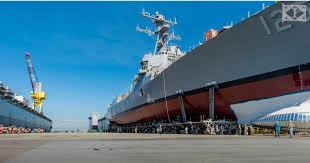 Other destroyers currently under construction include frank e. It S Here The Ddg 125 Ship Launch Bradken