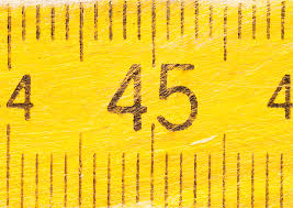 45 Jaar Op Gele Duimstok Verjaardagskaarten Kaartje2go