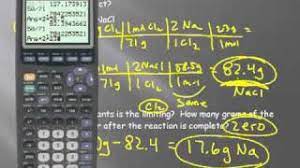 You need to start with the limiting reactant and convert that quantity into the grams of excess reactant. Grams Of The Excess Reactant Left Over Youtube