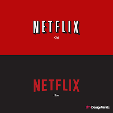 Netflix logo aesthetic black and white. Netflix Revamps Its Logo Designmantic The Design Shop