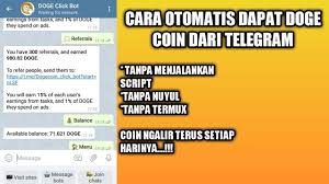 Tutorial nuyul bitcoin cash bch termux. Cara Otomatis Dapat Doge Coin Telegram Tanpa N Yul Opcoes Estrategias 2021