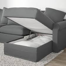 Gronlid Corner Sofabed W Chaise With Chaise Ljungen Medium Gray Ikea Sofa Bed Sofa Back Cushions Corner Sofa Bed