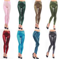 2019 2018 Hot Simulation Mermaid Legging Fashion Women Leggings Sexy Digital Print Colorful Trousers Party Gift Beauty Decor New From Goodly3128