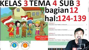 Paket hemat xpress un smk mak 2020 matematika bonus kunci. Tema 4 Kelas 3 Subtema 3 Halaman 124 139 Pembelajaran 5 6 Kewajiban Dan Hakku Rev 2018 Youtube