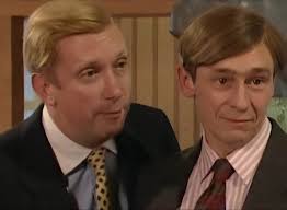 Scotland's Squire having a quick chat with Sir Jeffery's steed, Donner.