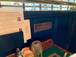 Coolin' written by alex wilson and paul booth courtesy of 5 alarm music see more ». The Famous Booth Where Jfk Proposed To Jackie Picture Of Martin S Tavern Washington Dc Tripadvisor