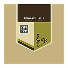 Print custom stickers with our blank sticker design templates. Personalize Our Music Badge Sticker Design Template