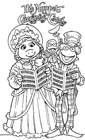 Enjoy these free, printable christmas coloring. Sunday Fun Day Coloring And Caroling With A Muppet Christmas Carol Iowa City Public Library