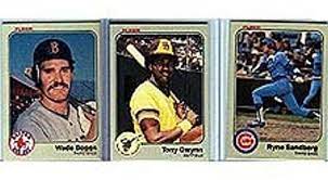 With that in mind, then, here are the ten most valuable 1991 fleer baseball cards, based on recent ebay sales of cards graded a perfect psa 10. Amazon Com 1983 Fleer Baseball Complete Mint 660 Card Set Featuring The Rookie Cards Of Ryne Sandberg Tony Gwynn And Wade Boggs Sports Collectibles