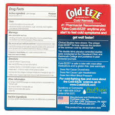 Cold Eeze Natural Cherry Flavor Lozenges 18 Ct Walmart Com Walmart Com