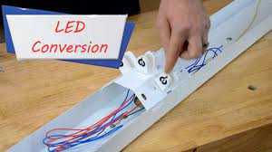 Type b led tubes require the ballasts be removed from the existing light . How To Easily Convert Fluorescent Lights To Led Easy Ways To Save Money Youtube
