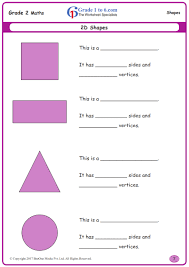 Each standard is throughly covered. Sides Vertices Worksheets Www Grade1to6 Com