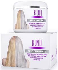 Amazon Com Purple Shampoo For Blonde Hair Blue Shampoo For Silver And Violet Tones Revitalize Blonde Bleached Highl Hair Mask Purple Shampoo Purple Hair