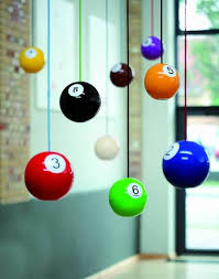 Giant Pool Ball Lights Lamplight Ball Lights Pool Table Room Billiard Room