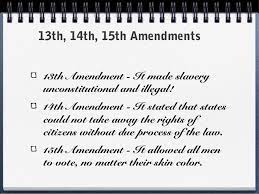 The Union Army Attempted To Enforce The 13th 14th And 15th Amendments Into The Reconstruction Pol Teaching Social Studies Reconstruction Plans 15th Amendment