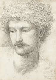Bonhams : Sir Edward Coley Burne-Jones, Bt., ARA, RWS (British, 1833-1898)  Study for Lancelot for The Departure of the Knights tapestry