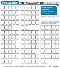 Winsor Newton Promarker Colour Chart 2 All Colours