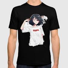 Seller was also cool enough to make me a custom size! Sad Anime Aesthetic Fuck Off T Shirt By Andrey22007 Society6