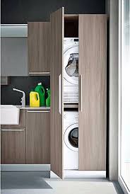 Colonne Lave Linge Seche Linge Meuble Lave Linge Seche Linge Meuble Dessus De Machine A Laver In 2020 Tall Cabinet Storage Home Appliances Washer And Dryer