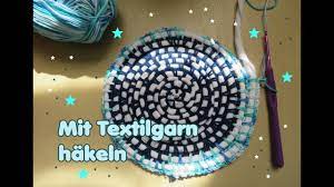 … und rund und rund: Teppich Hakeln Mit Textilgarn Leicht Gemacht Rund Youtube
