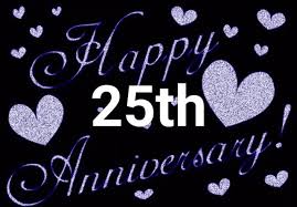 After all, spending a quarter of a century in love with one person is to be celebrated. Happy 25th Anniversary Gifs Tenor