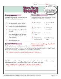 Irony Warm Up Activity Figurative Language Worksheets Figurative Language Lessons Language Worksheets Figurative Language Worksheet