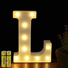 We may earn commission on some of the items you choose to buy. Honphier Letter Lights Decorative Led Alphabet Lights Marquee Decoration Light Up Sign Night Light Battery Operated For Birthday Party Wedding Receptions Holiday Bar Home Bedroom Bath Bar Decor L Amazon Co Uk Lighting