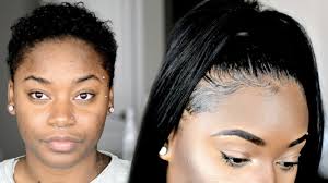 When you're done making the ponytail, use a little bit of styling gel and gently rub it in your hair to. Short Hair Transformation 4 Super Easy Back To School Hairstyle On Twa Weave Ponytail Youtube