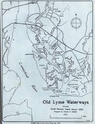 Documents Map Of Old Lyme Waterways Florence Griswold Museum
