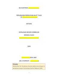 Penjana | merangsang ekonomi pengecualian duti setem bagi kempen pemilikan rumah; No Kontrak Perjanjian Perolehan Alat Tulis Di Pkwns Ns Gov My Images Mod Pengurusan Doc Perjanjian Standad 6