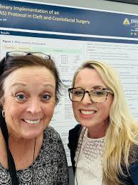 Our amazing NP Aleshia Pringle and her daughter Maddie represented our  #jhachcleftandcraniofacial team well at the Florida Nursing Association  meeting last weekend! She presented about our #cleftandcraniofacial #ERAS  protocols and the role