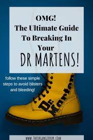 The Secret Of How To Break In Doc Martens The Organizer Uk Breaking In Shoes Doc Martens Martens