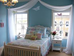 Read also:gorgeous girls' bedroom ideas. Girls Nuance Popular Light Blue Sky Girl Bedrooms Equipped With Attractive Cream Wood Bed Decor Idea Likewise Heavenly White Two Window Ideas Decorating X Helda Site Furnitures Home Design