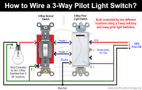The neutral wire goes directly to the bulb. How To Wire A Pilot Light Switch 2 And 3 Way Wiring