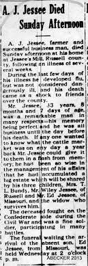 Andrew Jackson “Jack” Jessee (1838-1922)