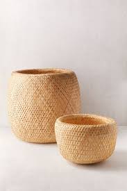 Woven Bamboo Basket In 2020 Bamboo Basket Country House Decor Bamboo