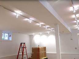 Track Lights Basement Lighting Basement Light Fixtures Low Ceiling Lighting