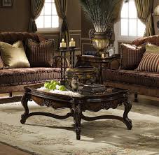 This is black in color with a distressed look and weighs over 100 lbs. Carmel End Coffee Table Broyhill Furniture Furniture Store