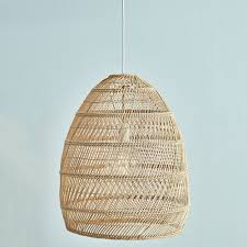 Bamboo wicker lamp shades weave hanging lighting rattan ceiling lamp chandelier. Temple Webster Milo Woven Rattan 53cm Tall Pendant Light Reviews