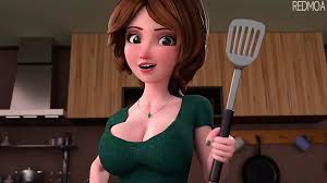 Big Hero 6 - Cass Dirty Tags 2 Animation with Sound: Brunette Brunette Porn