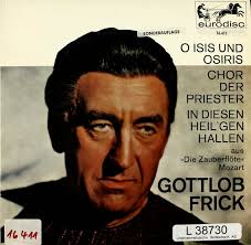 Horst Stein. Berliner Symphoniker. Gottlob Frick. Mozart. Aus "Die  Zauberflöte"