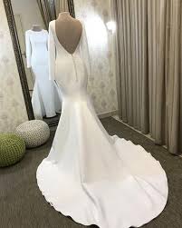 Whatever you're shopping for, we've got it. Long Sleeves Open Back Mermaid Wedding Dress Satin Alinanova