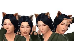 I just want to make a cat girl/boy sim or a wolf girl/boy bunny girl/boy fox and so . There S Nothing Like Your First Time In Space Drosims Scoundrel Wolf Cat Ears In 4 Palettes A