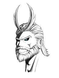 All Might With A Beard Beard Might Bokunoheroacademia Beard Drawing Beard Art Beard Illustration
