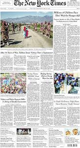 Apr 01, 2020 · march 21, 2021: The New York Times In Print For Wednesday May 27 2020 The New York Times
