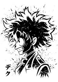 Beautiful Black And White Anime Drawings Sketch Academy Poster Print By Alberto Perez Displate Drawings Print Artist Art